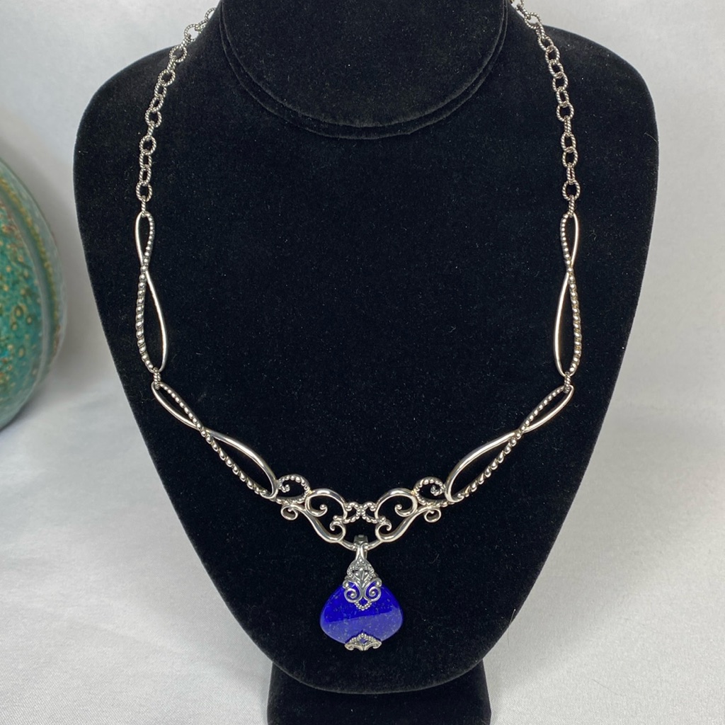 Carolyn Pollock 925 Sterling Silver Sincerely Fabulous Necklace